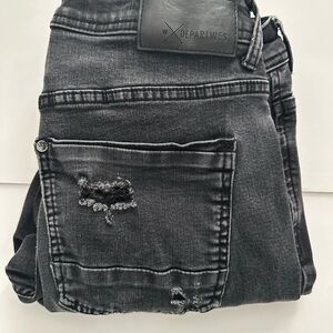 Men's Black Departwest Distressed Jeans 30x30